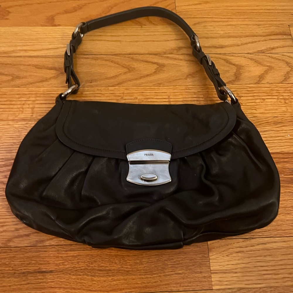 Prada leather handbag